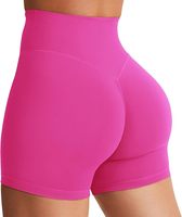 Respirant séchage rapide haute élastique Scrunch bout à bout Shorts de sport taille basse court Gym Fitness Leggings sans couture Yoga Shorts femmes