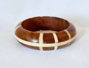 <b>FLOWER</b> Design Wooden Bangle and Bracelet Customized Size Wooden Bracelets Bangle Handmade <b>Flower</b> Wooden Bangle Cuff - Product Image 6