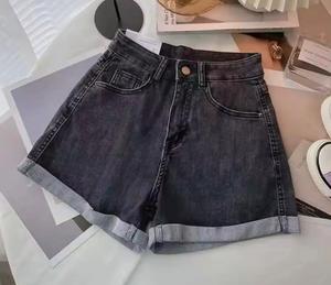 Shorts de Mujer de Cintura Alta, Color Personalizado, Transpirables, Estilo Urbano, 100% Algodón Satinado, Colores Personalizados, Venta al Por Mayor - Product Image 2