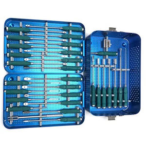 Juego de Instrumentos Quirúrgicos Ortopédicos de Acero Inoxidable para Cirugía de Columna Vertebral PLIF Peek Lumbar, Alta Calidad, Certificado CE - Product Image 3