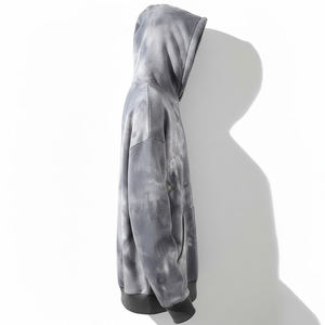Hoodie tie-dye surdimensionné personnalisé, 100% coton molletonné, tissu de haute qualité, tendance, pour un look décontracté ou sportif, unisexe. - Product Image 5