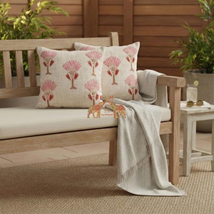 Nueva Colección de Fundas de Cojín de Algodón con Estampado Floral a Mano, Fundas Decorativas para Cojines de Sofá para Sala de Estar - Product Image 2