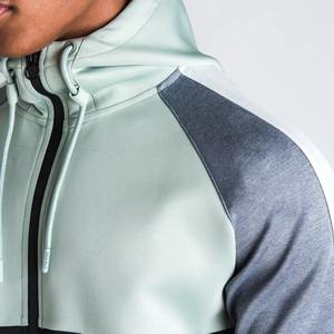 Personalizado de los hombres transpirable cremallera Sudadera con capucha pantalones Jogging Suit cómodo invierno chándal conjunto - Product Image 6