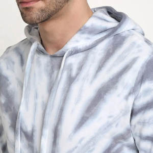 Sweat-shirts tie-dye de haute qualité pour hommes, fermeture éclair, manches longues, coton mélangé, qualité supérieure. - Product Image 6