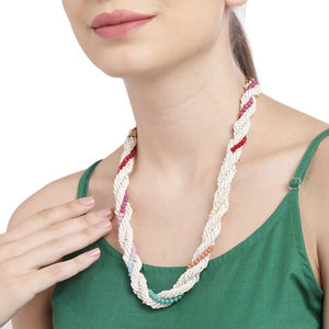 Suxuan สร้อยคอลูกปัดสไตล์โบฮีเมียนสำหรับผู้หญิงเครื่องประดับ - Product Image 1