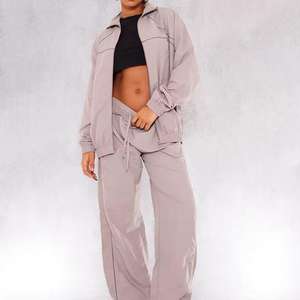 Ensemble coupe-vent personnalisé avec logo, coupe-vent surdimensionné, jogging, ensemble 2 pièces pour femmes et hommes, taille plus - Product Image 4