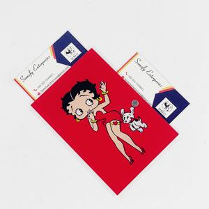Design personalizzato Betty Boo piastrelle acriliche ciglia sostenibile per Extension per ciglia lunghezza Mix personalizzazione strumento di bellezza fiore - Product Image 2
