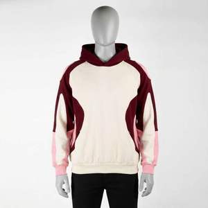 Mens Color Block Pullover <b>Hoodie</b> Oversized Hooded Sweatshirt Cotton Fleece Casual Long Sleeve Streetwear <b>Hoodie</b> - Product Image 1