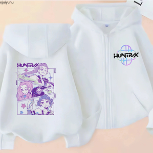 Sudadera con Capucha Divertida de K-pop Demon Hunters para Niños, Top Informal con Talla XXS, Sudadera con Capucha de Patrón Sólido para Niño o Niña - Product Image 2