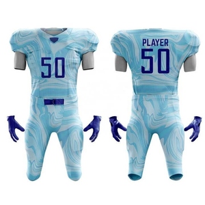 Uniforme de football américain haute performance avec un matériau doux et respirant et des options de conception personnalisées pour les vêtements d'équipe professionnels - Product Image 4