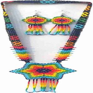 Conjuntos de collares de diseñador con cuentas estampadas de bolas multicolores, collares de verano hechos a mano para mujeres y niñas, ropa para fiesta de boda - Product Image 1