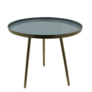 Table d'appoint en fer pour décoration de la maison couleur gris brillant pour salon chambre à coucher fait à la main et usage événementiel - Product Image 1