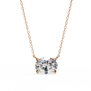 Colgante de Oro de 18K con Diamante Cultivado en Laboratorio para Mujer - Product Image 1