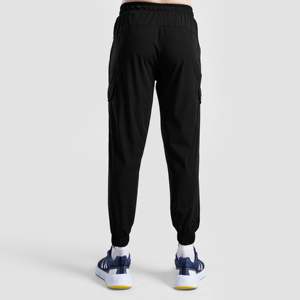 Pantalones Chinos Negros Excel 2.0 Tallas XL y 6XL, Ligeros, de Algodón Impermeable, Decorados con Cierre de Cremallera - Product Image 3