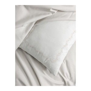 Parure de lit matelassée en coton et bambou Serenity Filima Beige Queen douce 4 pièces pour la maison, mariage, hôtel, été, Noël - Product Image 2