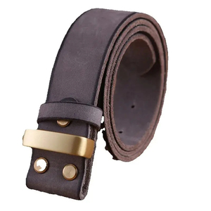 Vente en gros de ceintures en cuir pour hommes mode décontractée réglable ceinture à boucle ardillon ceinture en cuir de vache - Product Image 5