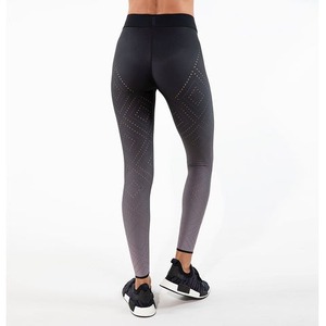 Pantalones de Yoga de Fibra de Bambú y Algodón para Mujer, 120g, Cintura Alta, Leggings Deportivos Transpirables, Antibacterianos, de Secado Rápido y Sin Costuras - Product Image 4