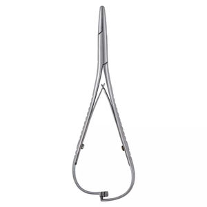 Porte-aiguilles Mathieu de qualité supérieure avec logo personnalisé, en carbure de tungstène avec revêtement en or, instrument chirurgical - Product Image 1
