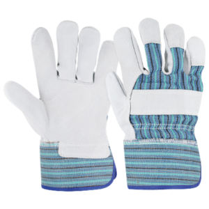 Guantes de trabajo de cuero dividido de piel de vaca de alta resistencia Protección de manos de seguridad industrial Característica de protección personal resistente al calor - Product Image 2