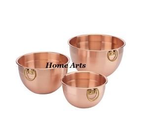 Lot de 2 bols à mélanger de tailles différentes avec des bols de cuisine en cuivre de la meilleure qualité pour fournisseur en gros - Product Image 2