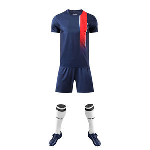 Uniformes de football de l'équipe en polyester à séchage rapide avec design et logo personnalisés, ensemble complet d'uniformes de football pour hommes et femmes - Product Image 6