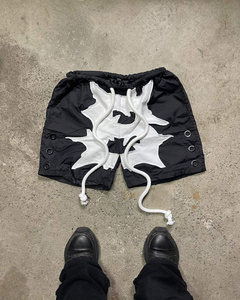 Ensemble de shorts pour hommes en coton 100% décontracté de style estival avec broderie usée, nouvelle mode, t-shirt et shorts de haute qualité - Product Image 3