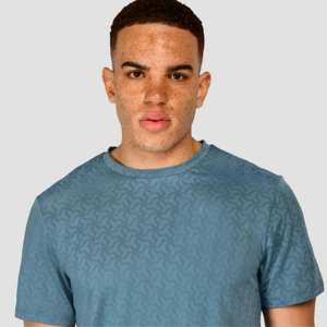 เสื้อยืดลำลองผู้ชายน้ำหนักเบาพิมพ์ลายสีเต็มแขนสั้นผ้าโพลีเอสเตอร์ - Product Image 6