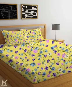 Juego de cama de algodón 100% personalizado al por mayor, sábana con patrón de puntos, funda nórdica, edredón, ropa de cama barata para el hogar