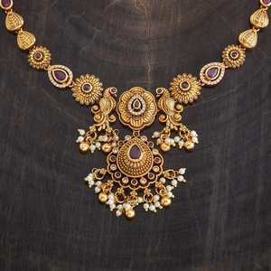 Antique Necklace 179989 Elegant and Timeless <b>Accessory</b> for <b>Wedding</b> Occasions - Product Image 3