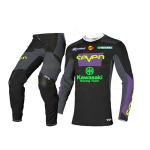 Trajes de Carreras de Motocross Rompevientos de Poliéster, Jersey y Pantalones para Uso en Motos de Cross y Todoterreno - Ropa Deportiva al por Mayor - Product Image 4