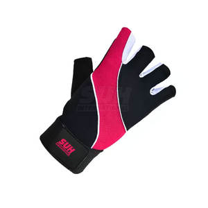 Gants de sport et de fitness unisexes en cuir, demi-doigts, légers, respirants, design personnalisé, qualité supérieure, fabriqués au Pakistan, parmi les plus vendus - Product Image 6