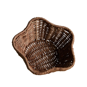 Cesta de Almacenamiento de Ratán Festoneada al por Mayor, Cestas de Mimbre Tejidas Ecológicas para Decoración de Mesa del Hogar de Fabricante Vietnamita - Product Image 2