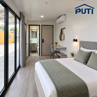 Suite Glamping Apple Cabin da 20 piedi, Pod Prefabbricato Portatile per Campeggi, Parchi Vacanze e Resort di Avventura all'Aperto