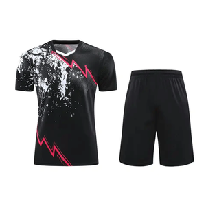 Nouvel arrivage d'uniforme de tennis à la mode Vêtements de badminton Maillot de tennis respirant avec logo personnalisé Uniforme de badminton de haute qualité - Product Image 2