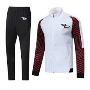 Tùy Chỉnh Thể Thao Polo Tracksuit Ngắn Và T Áo Sơ Mi Thiết Lập Chuỗi Màu Trắng Dài Tay Áo Người Đàn Ông Tracksuit / Sweatsuit - Product Image 2
