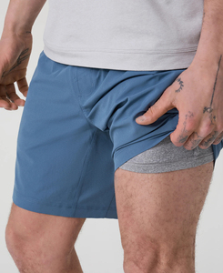 Pantalones cortos de lana ecológicos de cintura alta de verano para hombre, nuevo estilo, transpirable, patrón sólido, fondos activos con cierre de cordón - Product Image 4