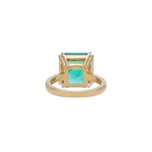 แหวนสตรีพลอยมรกตธรรมชาติอาจจะเป็นหินประจำเดือนเกิดสำหรับวันครบรอบแต่งงานทำด้วยมือเครื่องประดับเงินแท้925 - Product Image 3