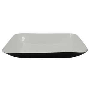 ถาดเหล็กเคลือบกลับสำหรับตกแต่งงานหัตถกรรมถาดเหล็กสีขาวสำหรับเครื่องครัวภาชนะใส่อาหารงานแฮนด์เมด - Product Image 6