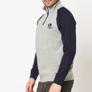 Trend Inspired Casual Look Soft Fabric Stylish Men Half <b>Zipper</b> <b>Sweatshirts</b> Breathable For Fashion Lifestyle Use - Product Image 3