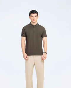 Camiseta Personalizada OEM de Secado Rápido, Camisetas de Golf de Manga Corta, Ropa, Camisetas Polo para Hombre, Ajuste Entallado, Manga Corta con Botones - Product Image 3