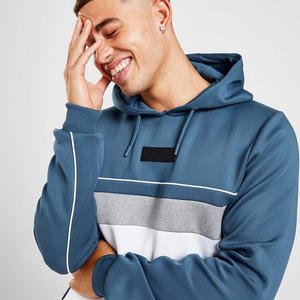 Chándales personalizados para entrenamiento al aire libre, conjunto de joggers y sudaderas con capucha para hombres, chándales de algodón de primera calidad para hombres - Product Image 2