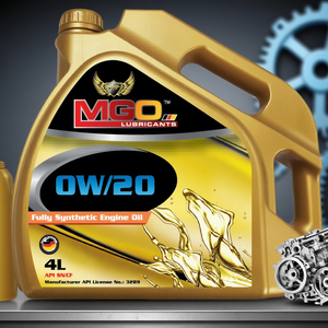Megzol MGO <b>0W</b>-<b>20</b> <b>Synthetic</b> <b>Oil</b> SN Rated High-Performance & Durable for Engines 14KG & 4L Plastic Pack" - Product Image 1