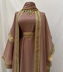 Caftan marocain en vente chaude Abaya et robe de mariée Caftan marocain Meilleur prix de gros Dernière collection sur mesure - Product Image 6
