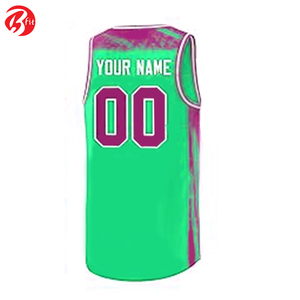 Ensemble de maillots de sport uniforme de basket-ball imprimé sur mesure pour l'entraînement sportif ensembles de vêtements de basket-ball respirants pour adultes - Product Image 6