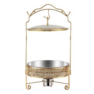 Plat à réchaud classique en acier inoxydable épais pour la restauration commerciale |   Chauffe-plat fiable pour service à haute capacité - Product Image 4