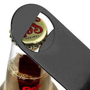 Ouvre-bouteilles de barman les plus vendus Ouvre-bouteilles de bière Cidre Boissons non alcoolisées Poignée en acier inoxydable Ouvre-bière en métal de poche - Product Image 3