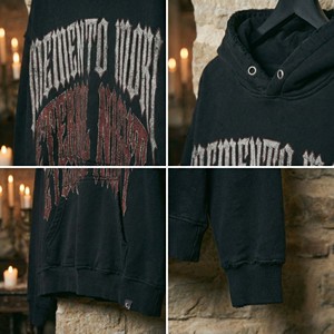 Sudadera con Capucha Delantera, Estilo Gótico Y2K, Ropa de Calle de Invierno para Mujer, Talla Grande, Algodón Grueso, Ecológico, Transpirable - Product Image 6