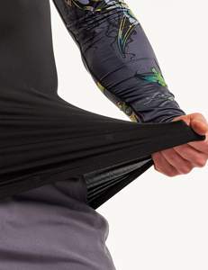 Rashguard de combat à manches longues unisexe pour adultes, imprimé par sublimation personnalisée, écologique, antibactérien, pour l'entraînement - Product Image 5