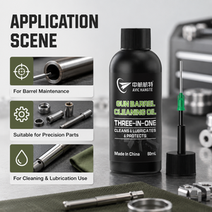 Aceite <span class=keywords><strong>de</strong></span> Limpieza para Cañones <span class=keywords><strong>de</strong></span> Pistola <span class=keywords><strong>de</strong></span> 60 ml, Lubricante Sintético para Armas con Aplicador <span class=keywords><strong>de</strong></span> Aceite, Aceite <span class=keywords><strong>de</strong></span> Mantenimiento CLP 3 en 1 - Product Image 2