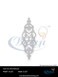 Rejilla Moderna para Balcón sin Marco, Fabricada en Aluminio y Hierro, Moldeada en Arena, con Acabado Super Shot Blast, Resistente al Óxido y al Agua, Decorativa - Product Image 4